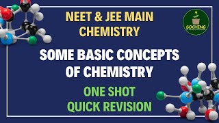 One Shot Quick Revision  Some Basic Concepts Of Chemistry  NEET amp JEE Chemistry  Soching Kota [upl. by Werdnaed]