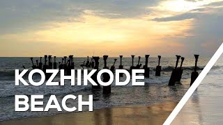 Kozhikode Beach  a favourite haunt of sunset viewers [upl. by Phil933]