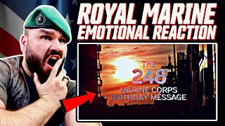 British Marine Reacts to The 248th Marine Corps Birthday Message [upl. by Schellens260]