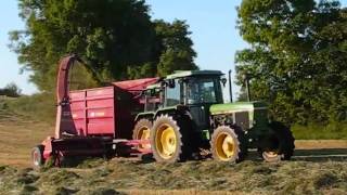 Silage Harvesting NI June 09 [upl. by Esinej]