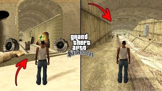 Secret Tunnels Under Los Santos in GTA San Andreas Hidden Place [upl. by Mcclees]