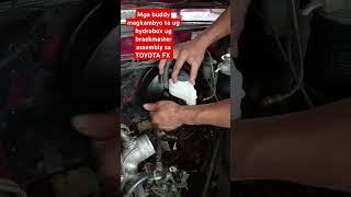 Replace hydrobox ang break master assembly toyotafx isuzureplacement engine [upl. by Llenra470]