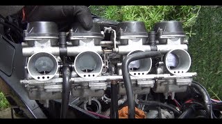 Suzuki RF 900 Carburettors removal [upl. by Nila]