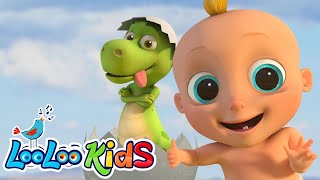 Zigaloo Dance  Looby Loo 🦖 Happy Kids Songs  Toddler Music by LooLoo Kids [upl. by Binny]