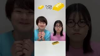 Small Gold Vs Big Gold Challenge 😂shortvideo​ kindness​ facts​ challenge​ viral​ [upl. by Erlinna]