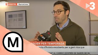 Lauge dels pisos de lloguer per temporada a partir dels 2000 euros mensuals  Els matins [upl. by Ytiak]