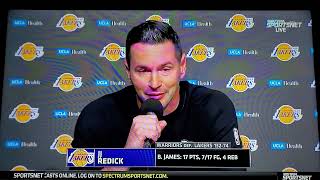 JJ Redick post game interview and highlights after loss to Warriors 13274 [upl. by Carissa875]