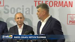 Marcel Ciulacu vizita in Teleorman [upl. by Enieledam]