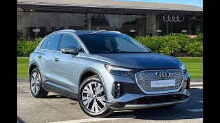 Approved Used Audi Q4 ETron Q4 S Sport 50 etron quattro  Blackburn Audi [upl. by Akemrej715]