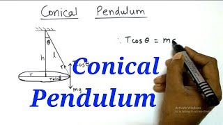 Conical Pendulum  Derivation amp Numericals  Physics  HSC12th Science [upl. by Notyep496]