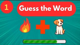 Guess the Word With Emoji  Quiz Emoji  Challenge quiz emoji english 06 [upl. by Ahker807]