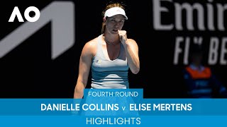 Danielle Collins v Elise Mertens Highlights 4R  Australian Open 2022 [upl. by Evadne634]