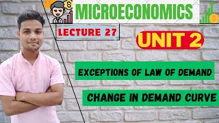 EXCEPTIONS OF LAW OF DEMAND  CHANGE IN DEMAND CURVE  LECTURE 27  CLASS 11  SHUBHAM THAKUR [upl. by Valeta505]