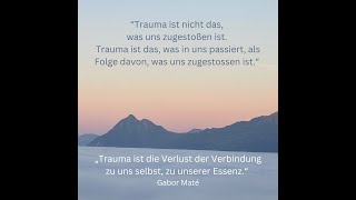 Schocktrauma Entwicklungstrauma Bindungstrauma [upl. by Tersina]