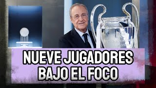 NUEVE FUTBOLISTAS DEL REAL MADRID ACABAN CONTRATO EN MENOS DE DOS AÑOS OJO A COURTOIS CARVAJAL [upl. by Sophy]