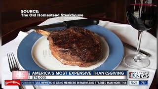 Old Homestead sells 76000 Thanksgiving meal [upl. by Auria]