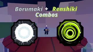 Borumaki and Renshiki Combos  Shindo Life [upl. by Ycat]