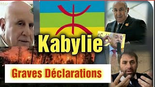 KabylieAlgerie Déclarations qui risquent de limoger les militaires du pouvoir si elles sont vraies [upl. by Esojnauj107]