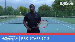 Wilson Pro Staff 97 S playtest [upl. by Artekal616]