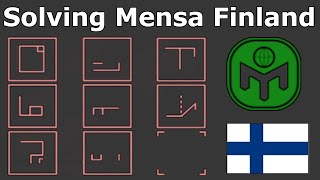 Mensa Finland Solved and Explained 145 IQ Answers [upl. by Aital]