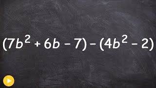 Using operations to simplify polynomials [upl. by Eimaj828]