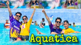 Aquatica kolkata  এই গরমের সবাই মিলে সারাদিন water park এ কাটালাম  💦 [upl. by Eenal157]