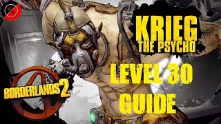 Beginners Guide to Krieg the Psycho  Level 30 Build Guide  Borderlands 2 [upl. by Eidolem]