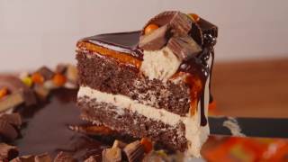 Reeses Explosion Cake  Delish [upl. by Ileray745]