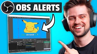 How To Add Alerts To OBS Studio  Advanced Streamlabs Alerts 2022 [upl. by Thorman972]