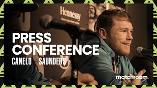 Canelo vs Saunders Postfight PressConference [upl. by Alleusnoc445]