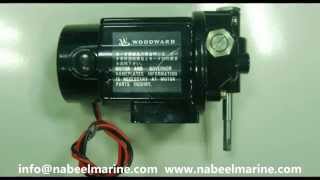 WOODWARD GOVERNOR SPEED ADJUSTING MOTOR NABEEL MARINE [upl. by Rebhun]