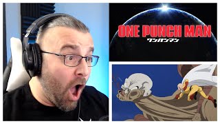 ONE PUNCH MAN 1X1 REACTION The strongest man [upl. by Jablon]