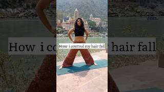 How I control my hair fallhairfall shorts [upl. by Niltiak]