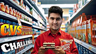 CVS RED FOOD ONLY CHALLENGE  FUNNY  VLOG ❤️ [upl. by Douglas]