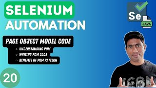 20  Understanding and working with Page Object Model in Selenium with Java 2024 series [upl. by Malchus]