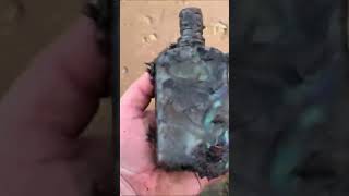 whisky flask found mudlarking the river clyde Glasgow scotland [upl. by Anabal]