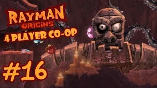 Rayman Origins 4 Player Coop Lets Play Part 16  Staying Alive [upl. by Greabe51]