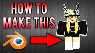 HOW TO RENDER YOUR ROBLOX CHARACTER IN BLENDER  GFX Tutorial 1 [upl. by Draneb87]