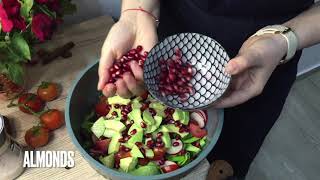 2 Salad Ideas For Weight Loss Avocado  Pomegranate  Almonds  Tuna  Corn [upl. by Nottnerb]