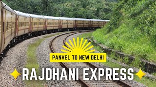 Panvel To Delhi Rajdhani Express🚂 Rajdhani Express 2nd AC Experience [upl. by Nirehtak]