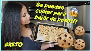 LAS MEJORES GALLETAS DE CHIPS DE CHOCOLATE KETO  COOKIES  DIETA CETOGÉNICA  KETO DIET [upl. by Cecil]