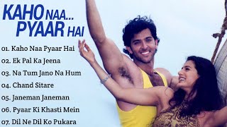 quotKaho Naa Pyaar Haiquot Audio JukeboxHrithik RoshanAmeesha Patel90s Bollywood JukeboxHindisongs [upl. by Aneerahs132]