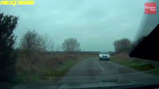 Dashcam footage of the Kingswinford plane crash on Doctors Lane [upl. by Kohler]