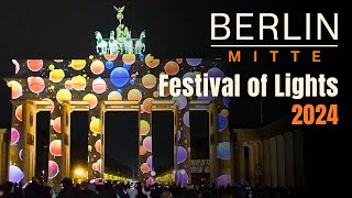 Experience the MAGIC of Berlin Festival Of Lights 2024 [upl. by Abdella]