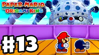 Gooper Blooper Boss Fight  Paper Mario The Origami King  Gameplay Walkthrough Part 13 [upl. by Jandel]