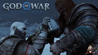 God of War Ragnarok Kratos vs Thor  First Fight 👊NVIDIA GeForce GTX 1650 pc godofwarragnarok [upl. by Anoyk]