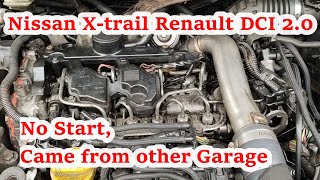 Nissan Xtrail Renault 20 DCI M9R T31quotNO START AFTER HEADGASKET REPLACEMENT [upl. by Aikcir]