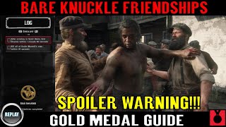 Red Dead Redemption 2 Bare Knuckle Friendships Gold Medal  Gold Rush Trophy  Achievement REPLAY [upl. by Noraj]