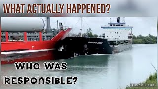 Welland Canal CollisionWhat Actually Happened [upl. by Ihcelek]