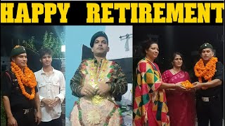 Happy Retirement  armylover pahadibandha07 [upl. by Sisenej]